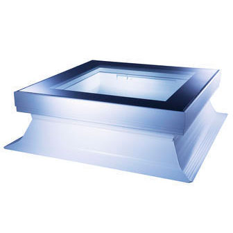 Glass flat roof light
