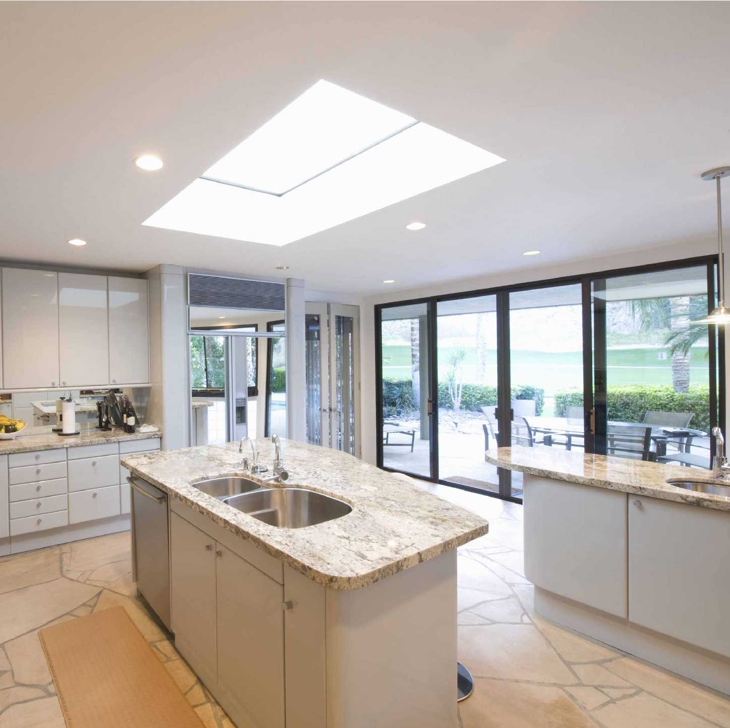 EcoGard Flat Roof light, Triple Glazed, Electric Opening, 1,000mm x 1,000mm