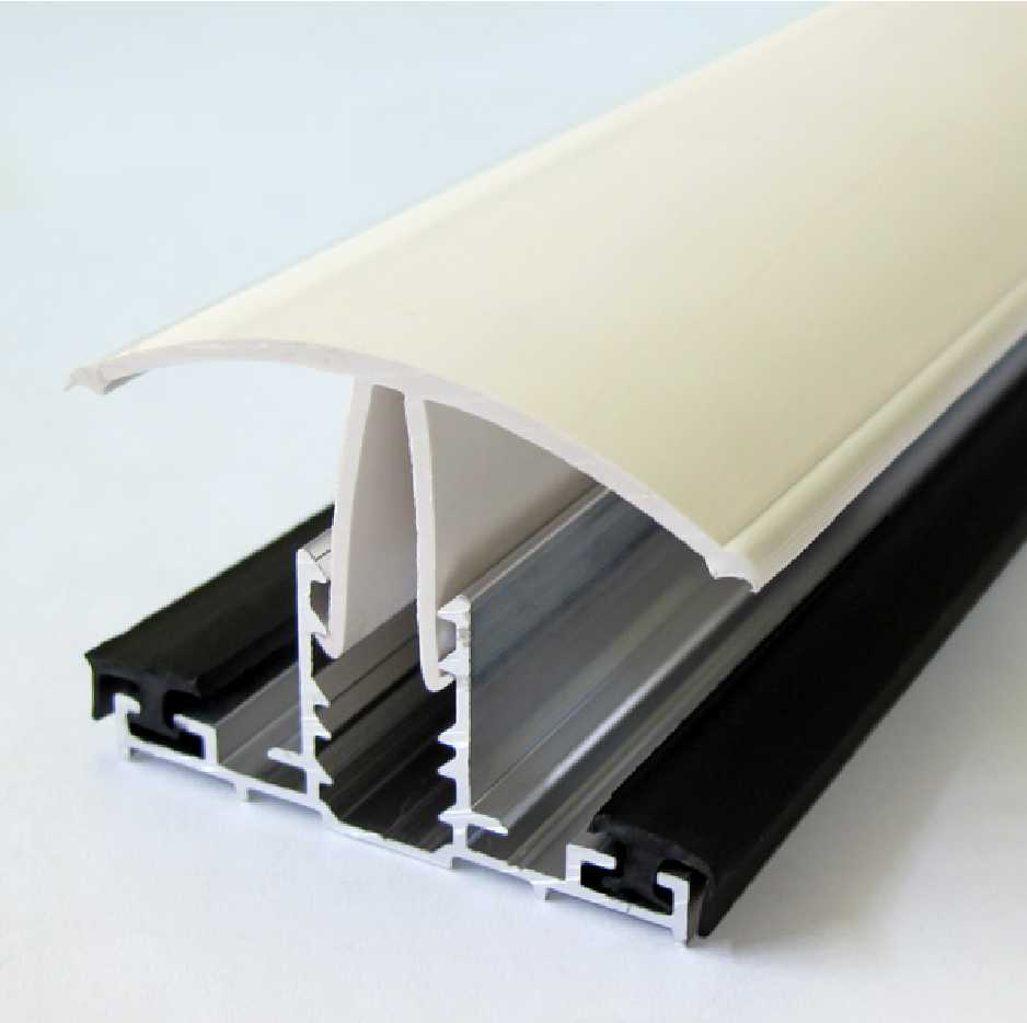 Snapfix uPVC Rafter Supported Glazing Bar for 10-16mm thick Polycarbonate Glazing, 1.5m - 4.0m