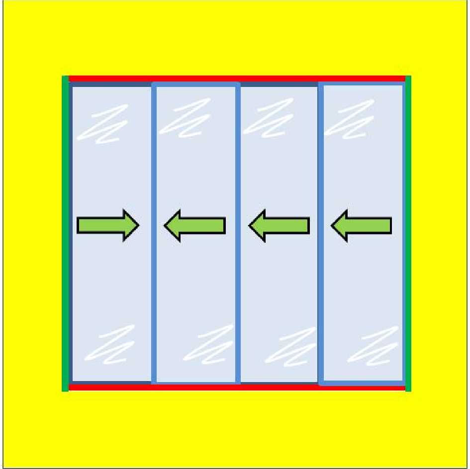 Buy 4 Panel Horizontal Slider with 6mm Plate Polycarbonate Glazing online today