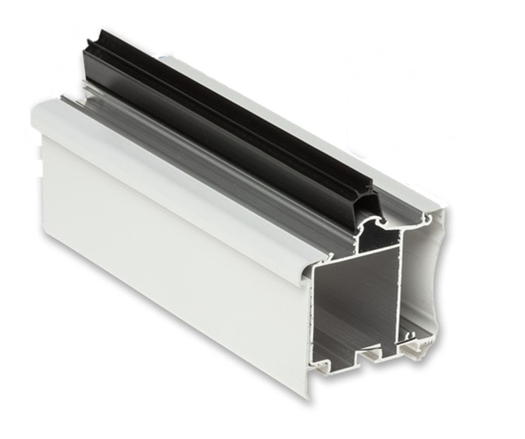 UPVC Eaves Beam (for Self-Supporting Bars) for 16,25 or 35mm thick glazing, 6.0m
